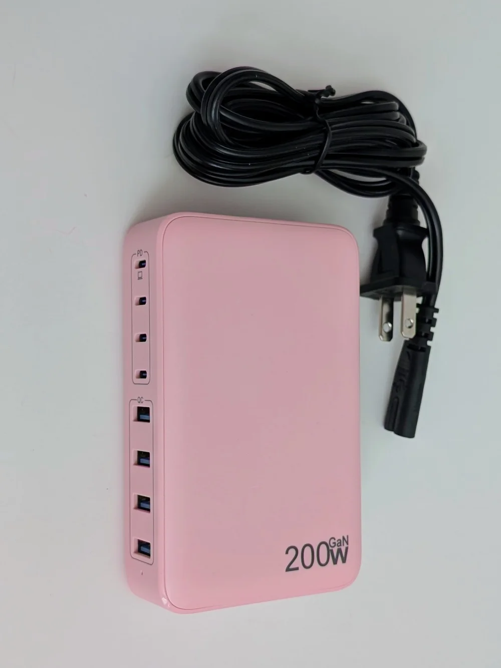 Multi-Device 8-Port USB Charging Station - Pink